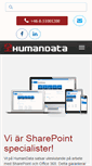Mobile Screenshot of humandata.se